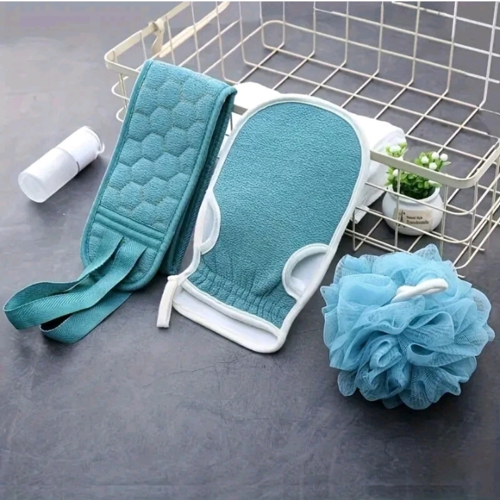 Teal Bath Accessory Set